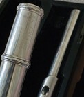Sankyo Silver Sonic Flute 2 Headjoints B Foot Open Hole W  Cases Great Player 
