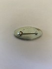 The Police Vintage Oval Pin  Pinback  Button Black   Blue