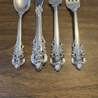 Vtg Grande Baroque By Wallace Sterling Silver 4 Piece Place Setting