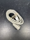 Vintage Apple Macintosh Computer 6  Beige Desktop Monitor Power Cord Cable