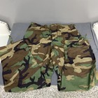Us Army Usgi Woodland Camo Bdu Military Sportsmen Outdoor Pants Size Med Short