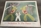 Exc Orig 8 Lobby Card Set Invitation To The Dance Mgm 1956 Gene Kelly Animation