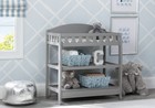 Delta Children Infant Changing Table With Pad - Model 7530-026 Grey