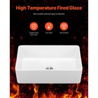 Farmhouse Sink 33 X 20 In Fireclay Kitchen Sink Undermount Single Bowl Basin