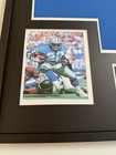 Barry Sanders Signed framed Detroit Lions Jersey Bas
