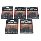 Lot Of 5 Duracell Power Boost 6 Ct Aa Batteries Exp 2036 Lot Of 30 Sealed