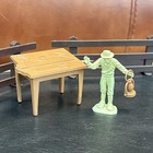 Marx Big Inch Pipeline Engineer Set Table Fence Figure Rare Vintage