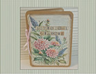 Junk Journal  Handmade Journal  Botanical Garden Blank Booklet  Scrapbooking 