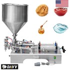 10-5000ml Single Double Nozzle Liquid Paste Filling Machine Pack Piston Filler