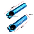 Mountain Bike Bar Ends Aluminum Alloy Ergonomic Small Mtb Flat Handlebar Bicycle