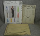 Mccalls 8788 Misses Dress 2 Lengths Back Zipper Semi Fitted Size 10-14 Uncut