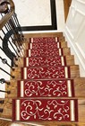 Low Pile Rubber Backing Non-slip Stair Treads  Stair Mats   set Of 7    8 5  X 2