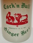 Vintage Soda Pop Bottle Cock  n Bull Ginger Beer Bull And Rooster Picture N-mint