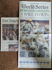 Los Angeles Times Nov 3  2025 Newspaper La Dodgers World Series Champions Mookie