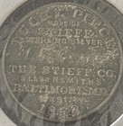 Stieff Silver  925 Sterling Souvenir Lucky Piece Medal Token 6 73g Baltimore Md