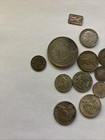 Mixed Lot Of Old Silver Foreign Coins  14 Coin Lot  Plus Bonus 1g Silver