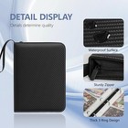 4 Pocket Trading Card Binder 400 Pockets Pu Album Mtg Tcg Sports Game Card Black