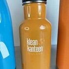 Set Lot 5 Water Bottles Bright Colours Metal And 1 Glass