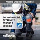 Construction Flooring Roofing Landscaping Carpenter Ultra Flex Work Knee Pads 