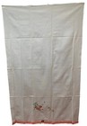 Vintage Decorative Crib Baby Child Top Sheet Hand Embroidered Kitschy 35x54 New