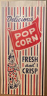      Retro Circus Clown Popcorn Bag      Classic Carnival   style Wall Art Decor     