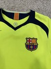 Barcelona 2005 2006 Away Football Shirt Soccer Jersey Nike Sz L Men