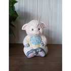 Vintage Lamb Planter  Ceramic Nursery Decor
