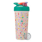 Blenderbottle Brand Shaker Cup  Terrazzo - Stainless Sleek Bottle  Locking Lid