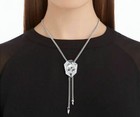 Nib  169 Atelier Swarovski Jean Paul Gaultier Reverse Tie Necklace  5226173