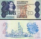 South Africa Set 4 Pcs  2 5 10 20 Rand 1990  Unc  P-118 119 120 121  Sign 7