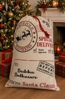 Large Personalized Santa Gift Sack