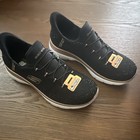 Skechers Slip-ins Hands Free Slip On Low Top Athletic Sneaker Black 150273