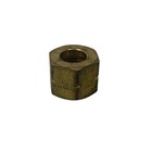Lot Of 10     5 16  Brass Fitting Nuts     Compression Tube Nut Connector