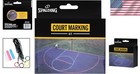 Versatile Basketball Court Marking Kit - Create 3-point Lines   Free Throw Areas