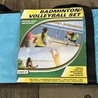Badminton Volleyball Combo Set Nos  With Travel Bag