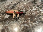 Vintage Heddon Dace Minnow Sos Fishing Lure Antique Tackle Box Bait Bass Walleye