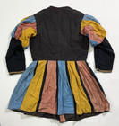 Antique French Theater Costume Dress robe - Pink  Mustard  Blue Early 20th C 