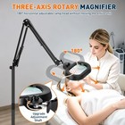 2200 Lumens 12x Esthetician Magnifying Floor Lamp  3-axis Magnifier