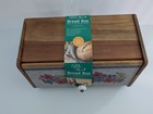 The Pioneer Woman Acacia Wood Bread Box Floral Farmhouse Kitchen Storage