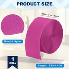41 Ft X 4  Gymnastics Mat Hook Fastener  Gymnastics And Cheer Mat Tape  Rose Red