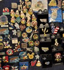 Trading Pins Lot Of 86 Walt Disney World Vintage Rare Plus 40 Year Lanyard