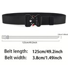 Men Casual Military Tactical Army Adjustable Quick Release Belts Pants Waistband