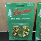 Lot Of 3 - 3 Packs Of Vintage 1998 Christmas Collection Mini Tree Ornaments