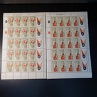 Sheet Israel No 146 149 X20 Post Office Activities 1959 Mint    Luxury Mnh
