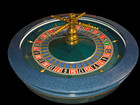 Authentic Abbiati Torino Casino Roulette Wheel     Professional Gaming Table     Rar