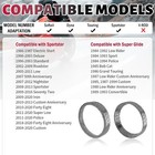 2pcs Compatible With Harley Exhaust Gasket motorcycle Exhausts Flange Gasket Rep