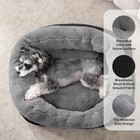 Medium Dog Bed Orthopedic Washable Calming Plush Pet Sofa Anti-slip Soft Warm