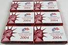 6 Sets  Silver Proof  2004-s 11 Coin Set W coa s - Over 8 Oz   Of Silver