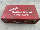Milwaukee Hole Hawg 1675-1   1 2  Rt  Angle Drill   Handles  Box    3 Large Bits