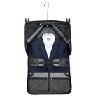 Carry-on Softside 8-wheeled Spinner Garment Bag Luggage  Black  21-inch
